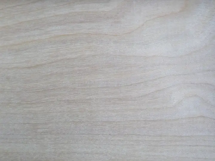 Close-up of natural wood veneer grain
